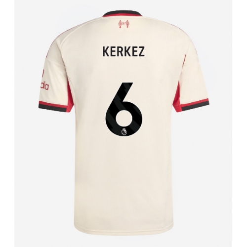 Billige Fotballdrakt Liverpool Milos Kerkez #6 Replika Bortedrakt 2025-26 Kortermet Billige Fotballdrakt Liverpool Milos Kerkez #6 Replika Bortedrakt 2025-26 Kortermet